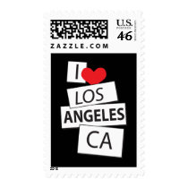 I Love Los Angeles CA Postage