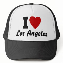 I Love Los Angeles Hats