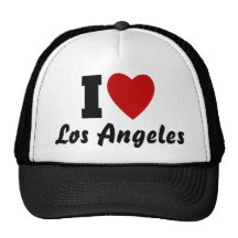 I Love Los Angeles Hats