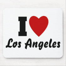 I Love Los Angeles Mouse Pad
