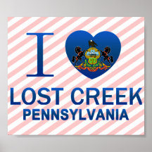 I Love Lost Creek, PA Print