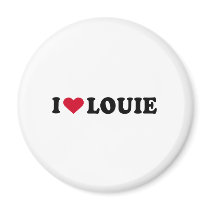 I LOVE LOUIE magnets by heartshirts I LOVE LOUIE magnets