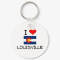 I Love LOUISVILLE Colorado keychains by cityshirt I Love LOUISVILLE Colorado keychains
