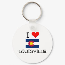 I Love LOUISVILLE Colorado keychains by cityshirt I Love LOUISVILLE Colorado keychains