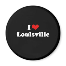 I LOVE LOUISVILLE REFRIGERATOR MAGNETS