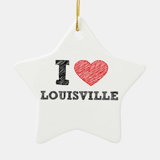I-Love-Louisville Ornaments