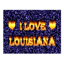 I love lousiana post card