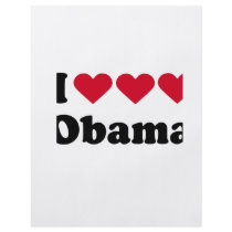 I Love Love Love Obama T-shirt flyers