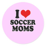 I Love love soccer moms stickers