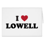 I Love Lowell Massachusetts Greeting Card