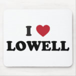 I Love Lowell Massachusetts Mousepads