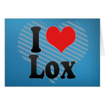 I Love Lox Card