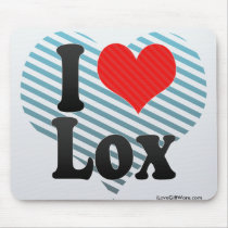 I Love Lox Mouse Pad