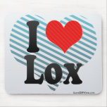 I Love Lox Mouse Pad
