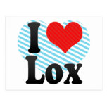 I Love Lox Post Card