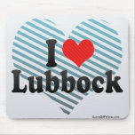 I Love Lubbock Mousepads