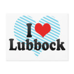 I Love Lubbock Post Card
