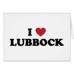 I Love Lubbock Texas Greeting Card