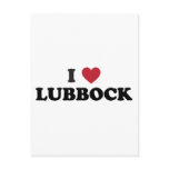 I Love Lubbock Texas Postcards