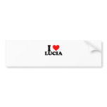 I Love Lucia Maine Bumper Stickers