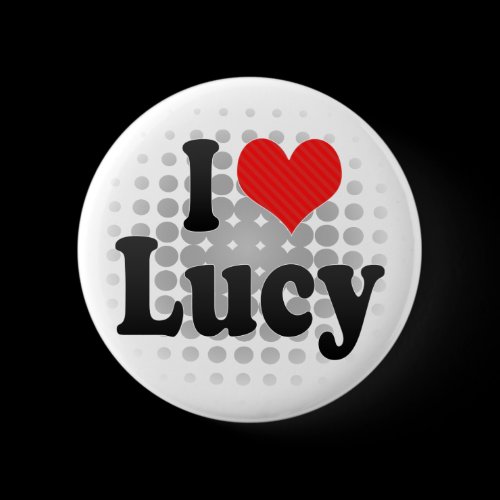 I Love Lucy Pinback Button