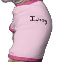 I love Lucy pet clothing