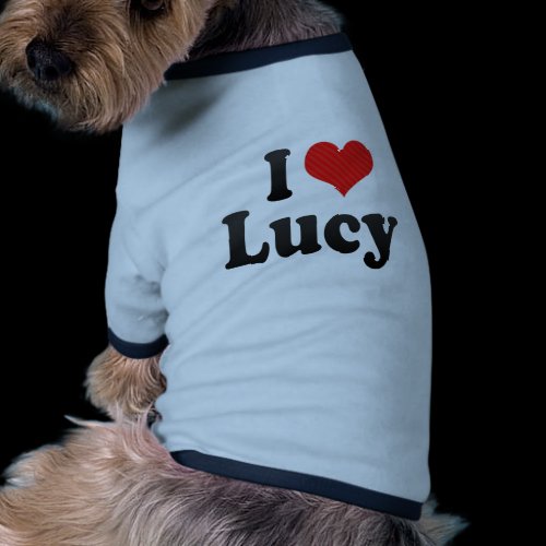 I Love Lucy Dog T-shirt