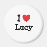 I love Lucy heart T-Shirt Refrigerator Magnet