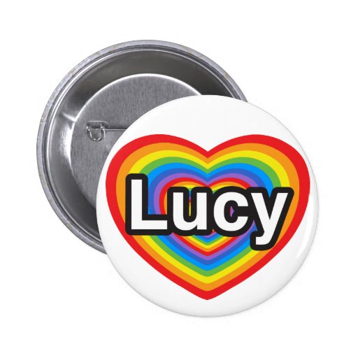 I Love Lucy I Love You Lucy Heart Pinback Button Zazzle