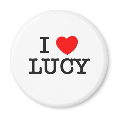 I Love Lucy fridge magnets