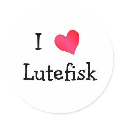I Love Lutefisk sticker