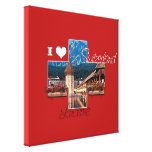 I love Luzern Switzerland - Wrapped Canvas Stretched Canvas Prints