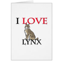 I Love Lynx cards