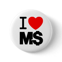 I Love M$ (light) buttons by huskyomega I Love M$ (light) buttons