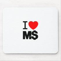 I Love M$ (light) Mouse Pad