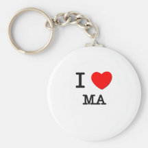 I Love Ma Keychain