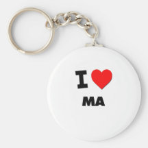 I Love Ma Keychains