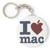 I Love Mac Keychains