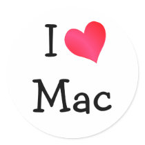 I Love Mac stickers by definingyou I Love Mac stickers