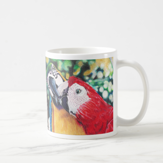I love Macaws mug Basic White Mug