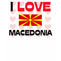 I Love Macedonia t-shirts