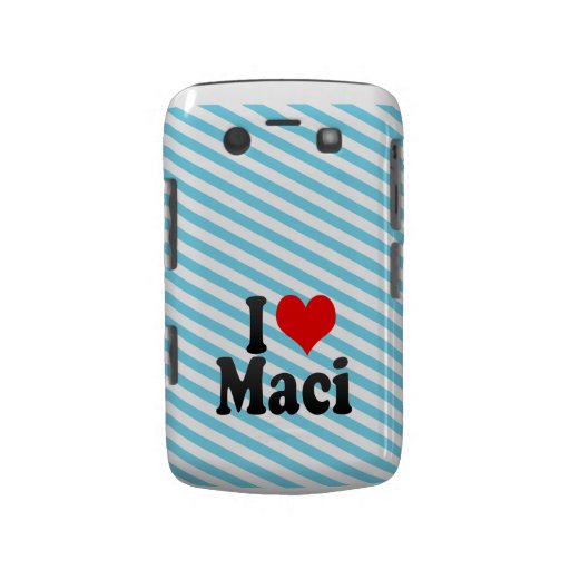 I love Maci Case-Mate Blackberry Case