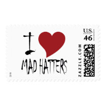 I Love Mad Hatters Stamps