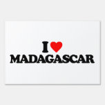 I LOVE MADAGASCAR YARD SIGN