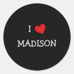 I Love MADISON Sticker