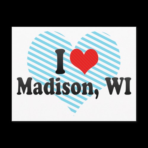I Love Madison, WI Post Card