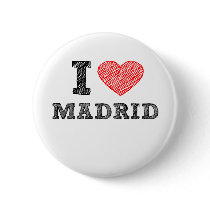 I Love Madrid Pinback Button