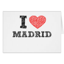 I Love Madrid Card