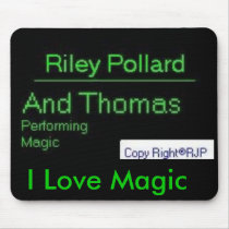 I Love Magic Mosepad mousepads by 00000maic00000 I Love Magic Mosepad mousepads