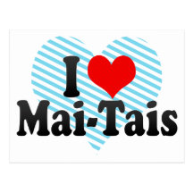 I Love Mai-Tais Post Card